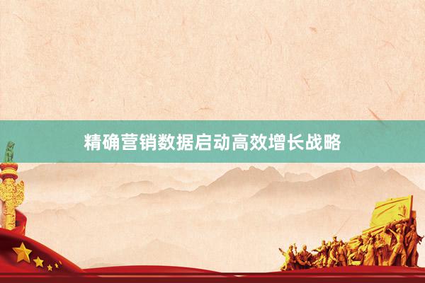精确营销数据启动高效增长战略